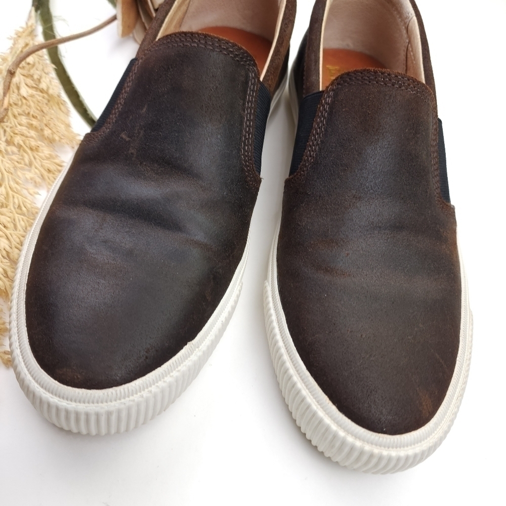 FRYE Men's Brown Loafers Sz 8 - Picture 4 of 7